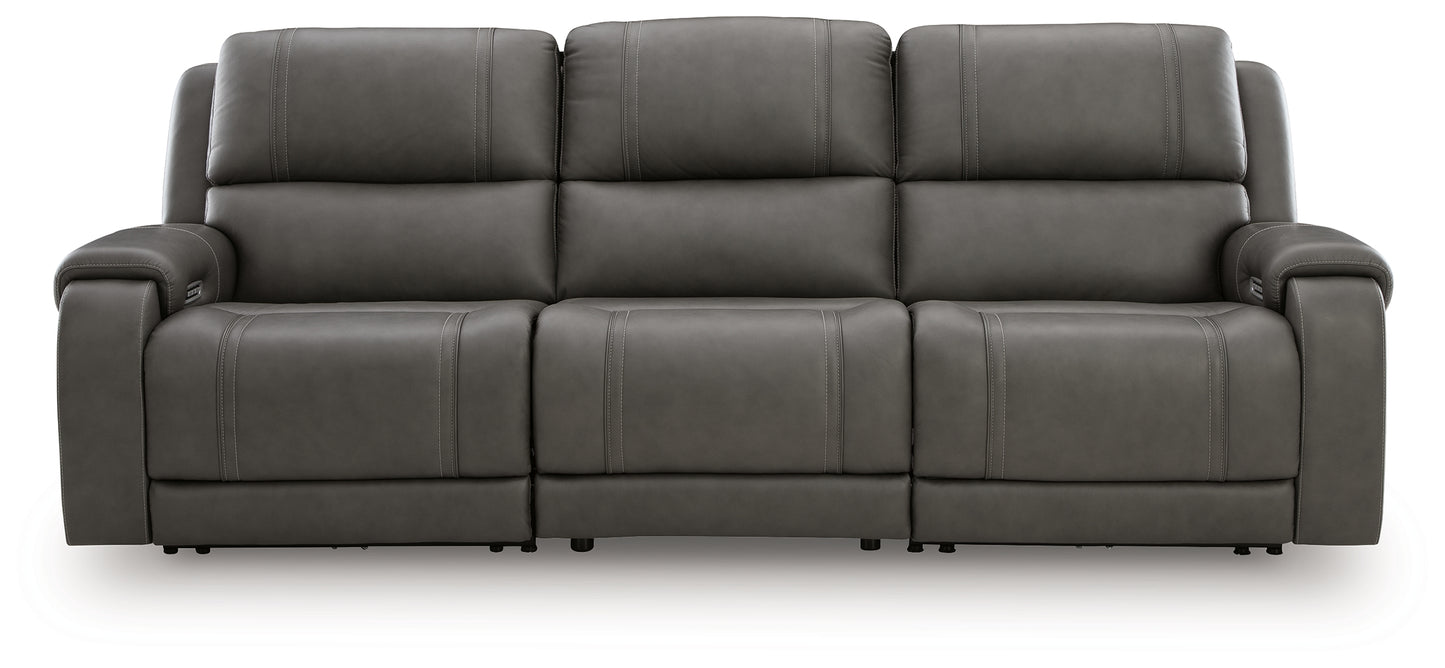 The Furniture Outlets - Ashley Furniture - 5Z - Pittson Sectional - 3-Piece Power Sectional Reclining Sofa / Anchor - PCU12600S3