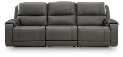 The Furniture Outlets - Ashley Furniture - 5Z - Pittson Sectional - 3-Piece Power Sectional Reclining Sofa / Anchor - PCU12600S3
