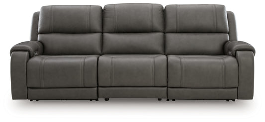 The Furniture Outlets - Ashley Furniture - 5Z - Pittson Sectional - 3-Piece Power Sectional Reclining Sofa / Anchor - PCU12600S3