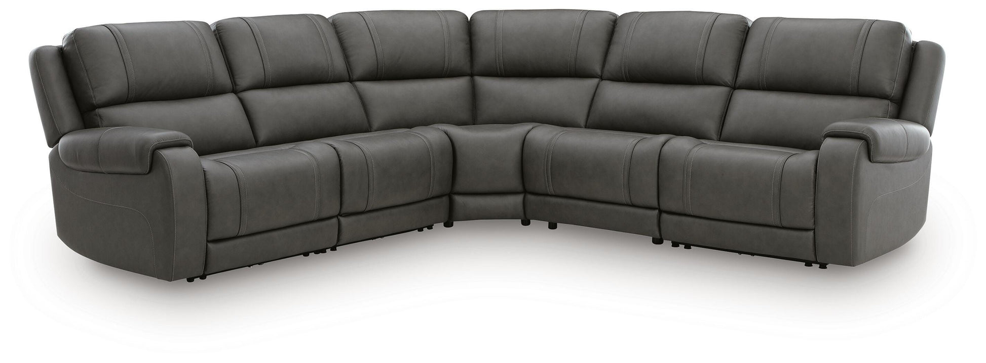 The Furniture Outlets - Ashley Furniture - 5Z - Pittson Sectional - 5-Piece Power Reclining Sectional - PCU12600S6