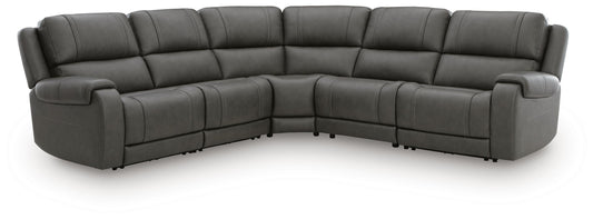 The Furniture Outlets - Ashley Furniture - 5Z - Pittson Sectional - 5-Piece Power Reclining Sectional - PCU12600S6
