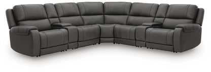 The Furniture Outlets - Ashley Furniture - 5Z - Pittson Sectional - 7-Piece Power Reclining Sectional - PCU12600S10