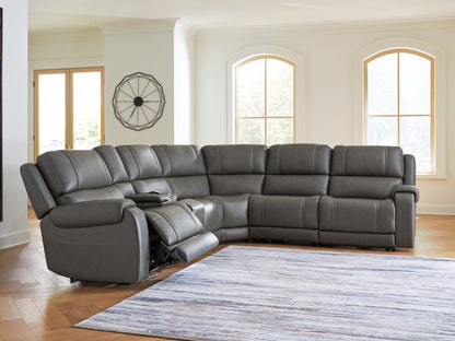 The Furniture Outlets - Ashley Furniture - 5Z - Pittson Sectional - 6-Piece Power Reclining Sectional - PCU12600S5