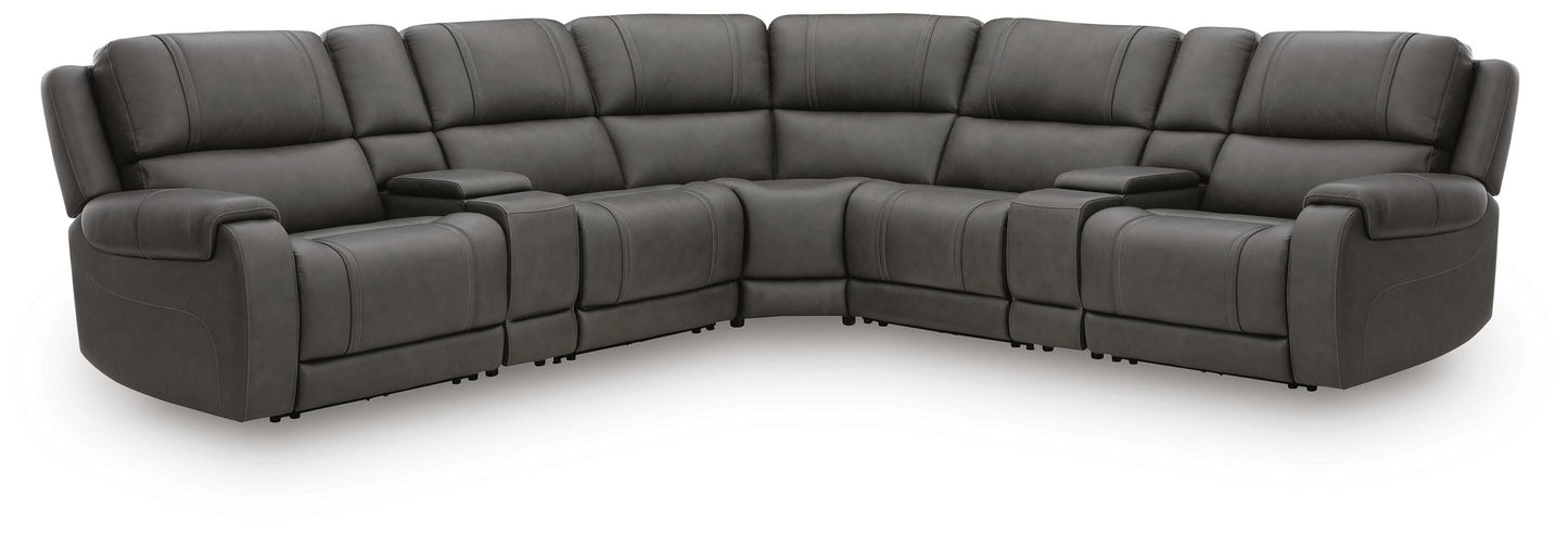 The Furniture Outlets - Ashley Furniture - 5Z - Pittson Sectional - 7-Piece Power Reclining Sectional - PCU12600S11