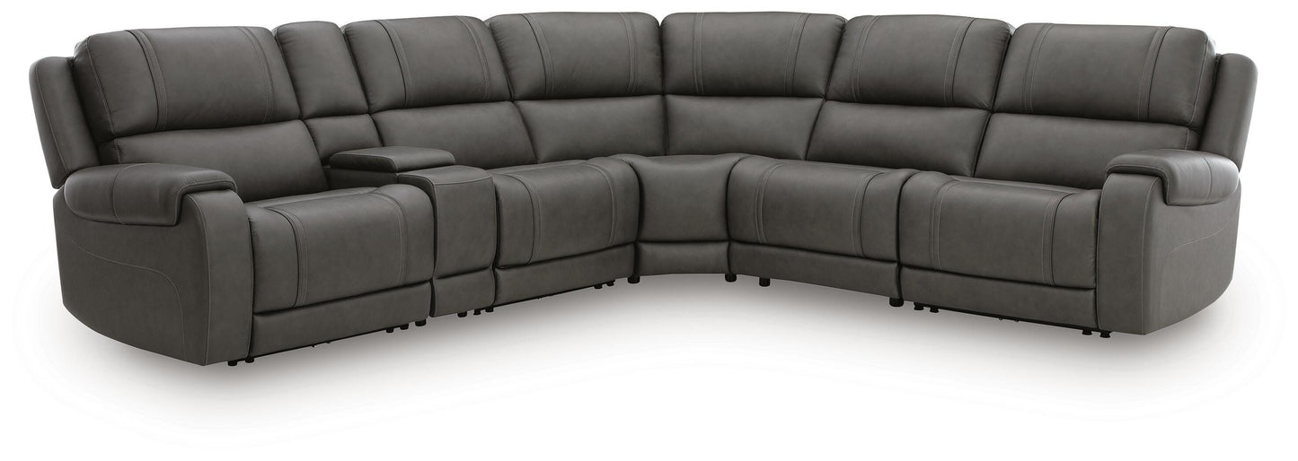 The Furniture Outlets - Ashley Furniture - 5Z - Pittson Sectional - 6-Piece Power Reclining Sectional - PCU12600S12