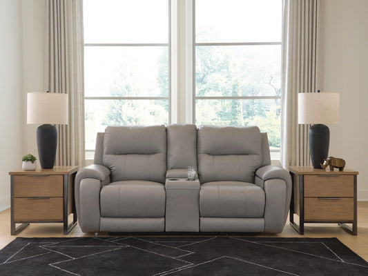 The Furniture Outlets - Ashley Furniture - Real Moments Living Room - PWR REC Love w/Audio Seating - PCU1370018A