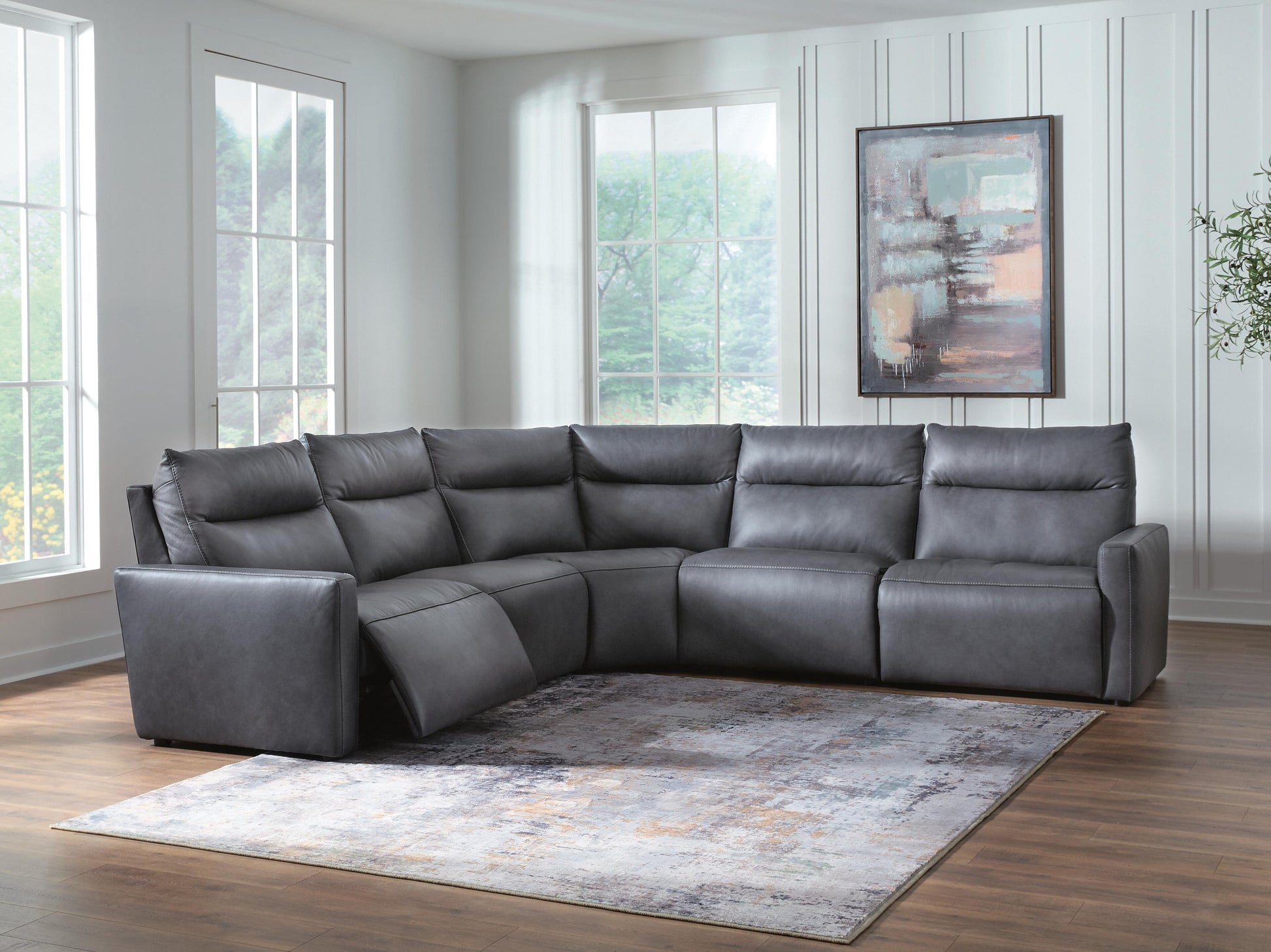 The Furniture Outlets - Ashley Furniture - ModZ Sectional - 5-Piece Power Reclining Sectional - U14001S6