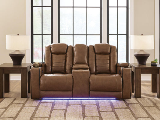 The Furniture Outlets - Ashley Furniture - Gruaro Living Room - PWR REC Loveseat/CON/ADJ HDRST - PCU1420018
