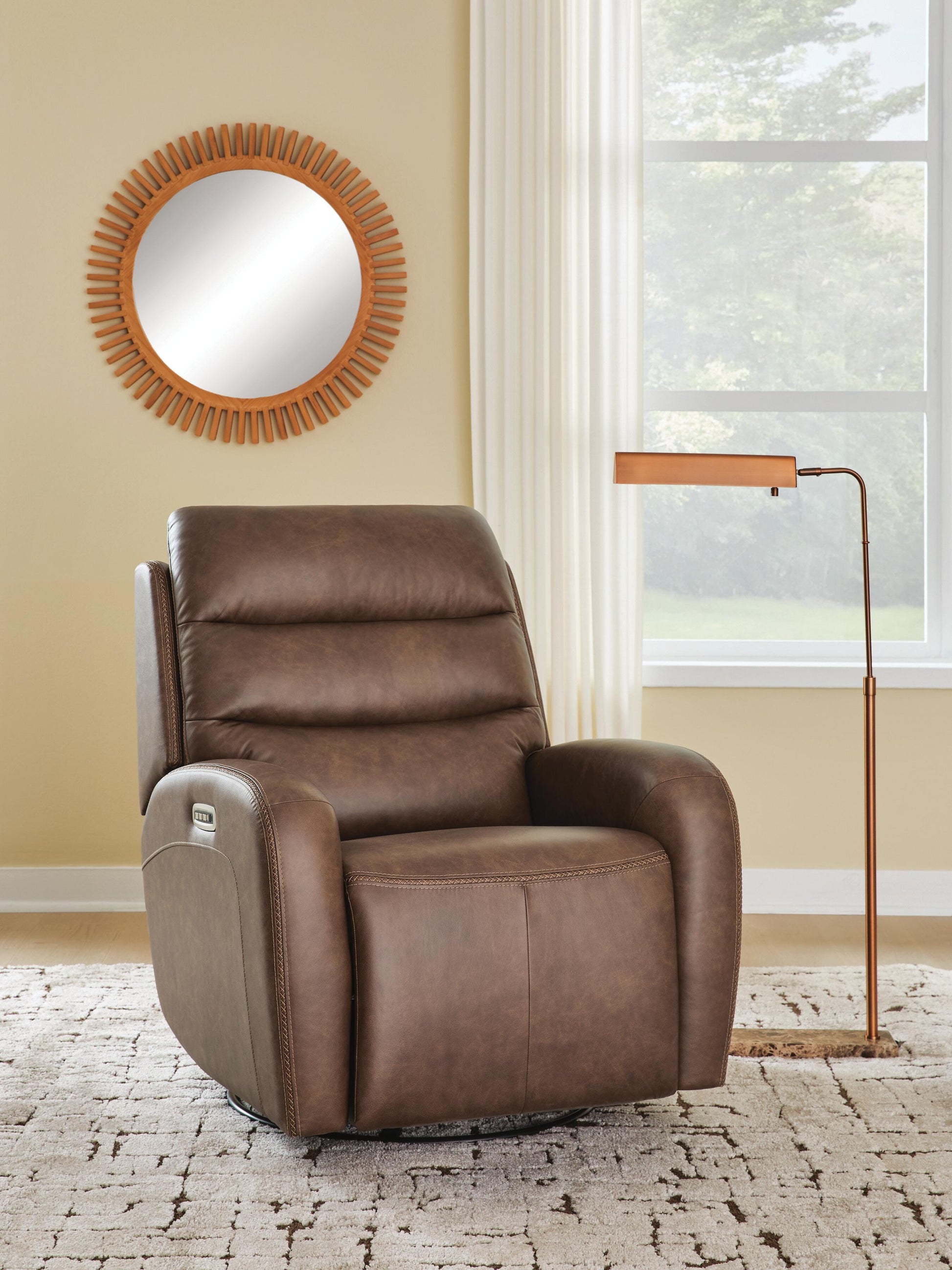 The Furniture Outlets - Ashley Furniture - Motion-Max Living Room - Swivel Glider Power Recliner - PCU1550195