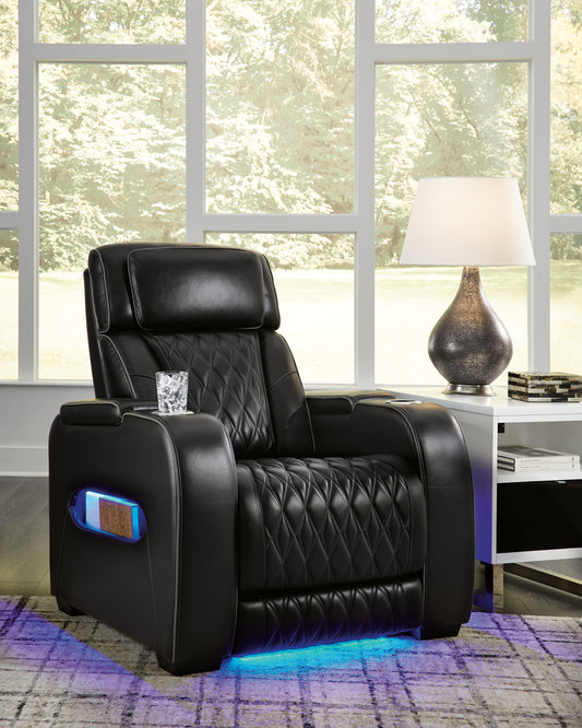 The Furniture Outlets - Ashley Furniture - Boyington Living Room - PWR REC Loveseat/CON/ADJ HDRST / Black - U2710618