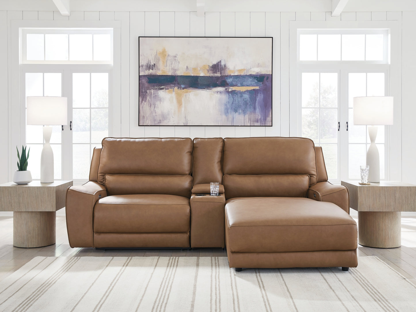 The Furniture Outlets - Ashley Furniture - DeepWakes Sectional - 3-Piece Power Reclining Sectional with Chaise - PCU62606S4