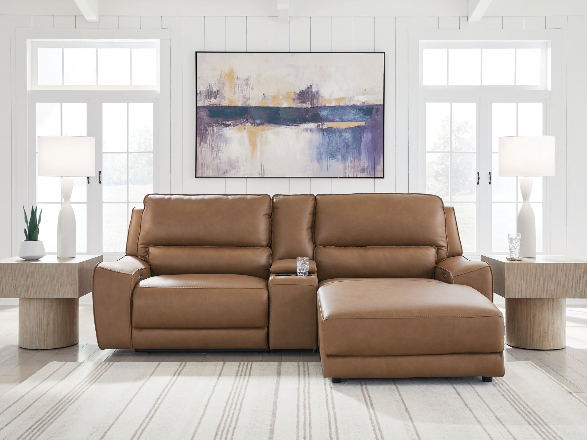 The Furniture Outlets - Ashley Furniture - DeepWakes Sectional - 3-Piece Power Reclining Sectional with Chaise - PCU62606S4