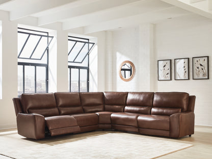 The Furniture Outlets - Ashley Furniture - DeepWakes Sectional - 5-Piece Power Reclining Sectional / Canyon - PCU62607S8