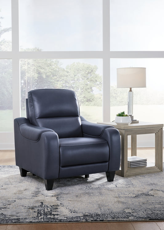 The Furniture Outlets - Ashley Furniture - Mercomatic Living Room - PWR REC Loveseat/ADJ Headrest / Ocean - U7531114