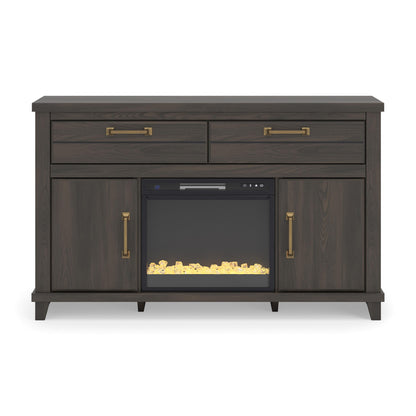 Brazen Valley 60" TV Stand with Electric Fireplace