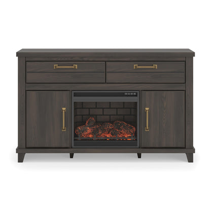 Brazen Valley 60" TV Stand with Electric Fireplace
