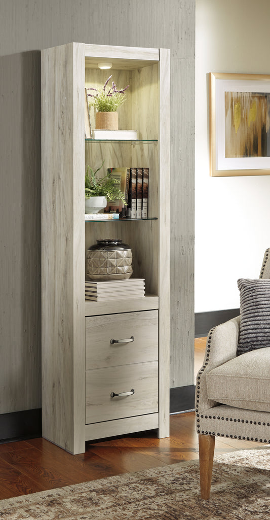 The Furniture Outlets - Ashley Furniture - Bellaby Entertainment Center - 4-Piece Entertainment Center / Whitewash - W331W2