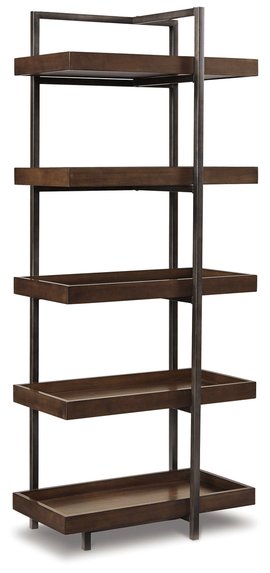 The Furniture Outlets - Ashley Furniture - Starmore Entertainment Center - Left or Right Pier / Brown/Gunmetal - W633-34