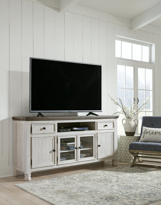The Furniture Outlets - Ashley Furniture - Havalance TV Stand - TV Stand / Two-tone - W814-68